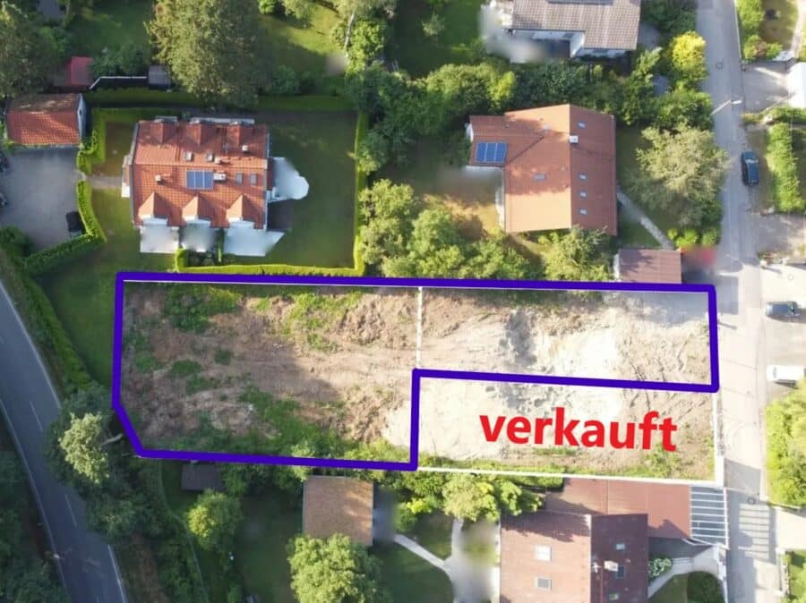 Großes Doppelhaushälften Grundstück am Ammersee - Provisionsfrei! - - Grundstücksplan