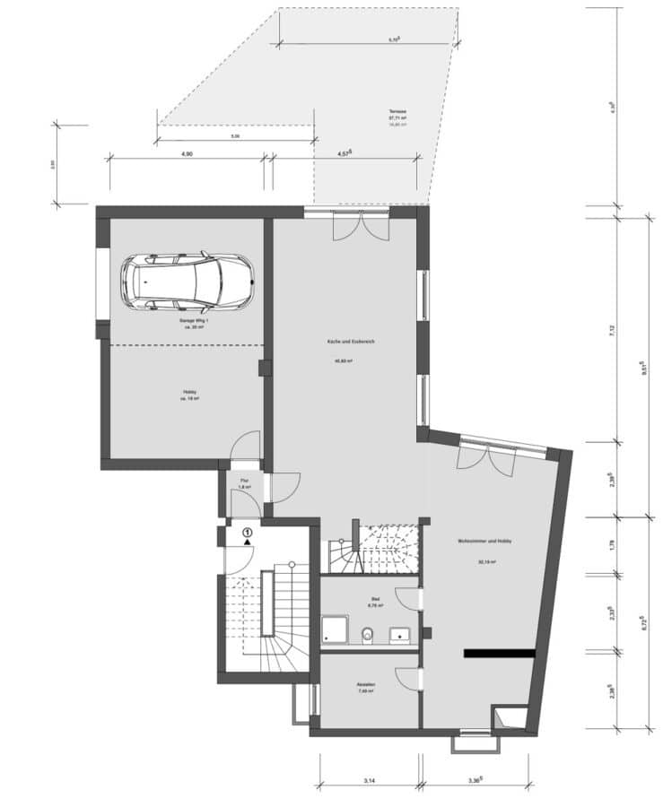 Spüren, dass hier etwas Besonderes ist! Große Maisonette Wohnung in NEUZUSTAND - Wohn- und Essbereich EG