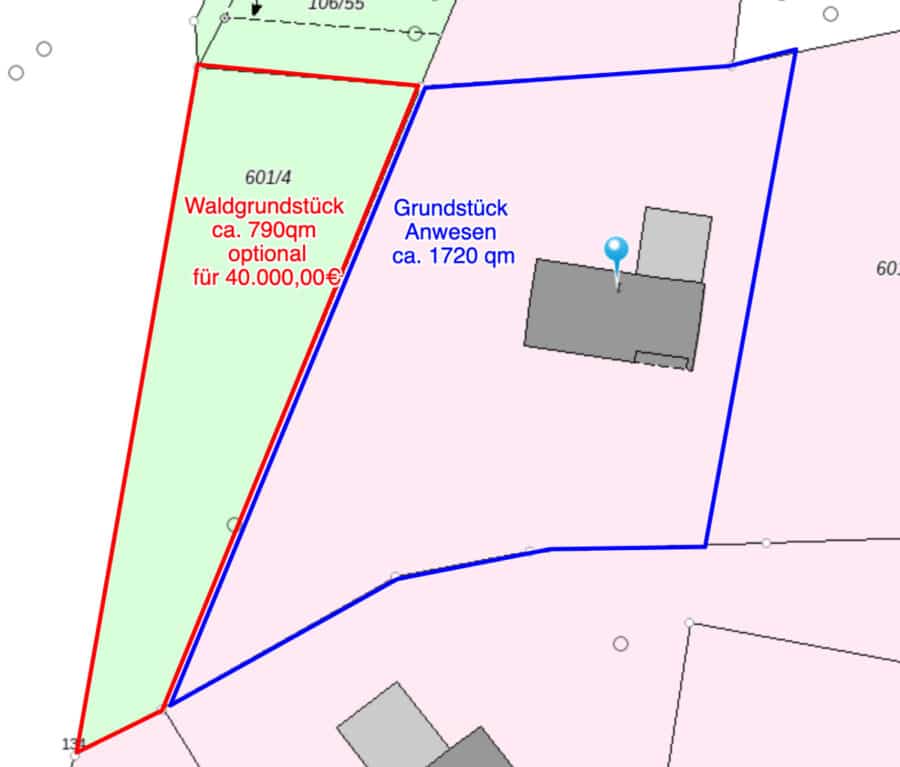 Seeblick! Einzigartiges Einfamilienhaus mit Einliegerwohnung - Aufteilung Grundstück