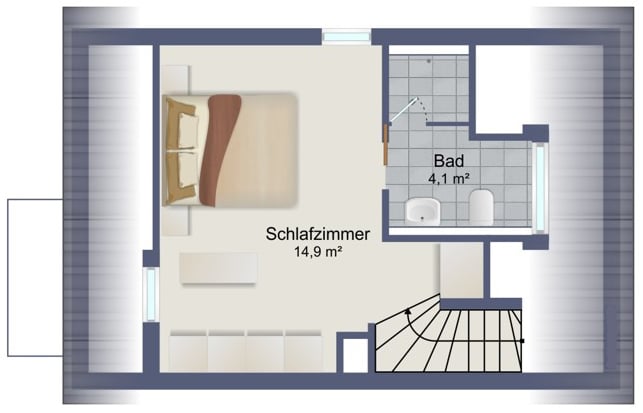 *Direkt verliebt* - Hochwertige Neubau Doppelhaushälfte im grünen Naturschutzgebiet - DACHGESCHOSS