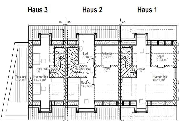 In nahe Naturlage! Grundstück für eine Doppelhaushälfte - Nachbar bereits vorhanden. - Dachgeschoss