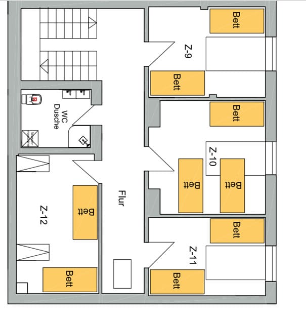 Einmalige Gelegenheit: Kapitalanlage mit solidem Mieter - 10,6% Rendite in zentraler Lage in Planegg - Grundriss DG