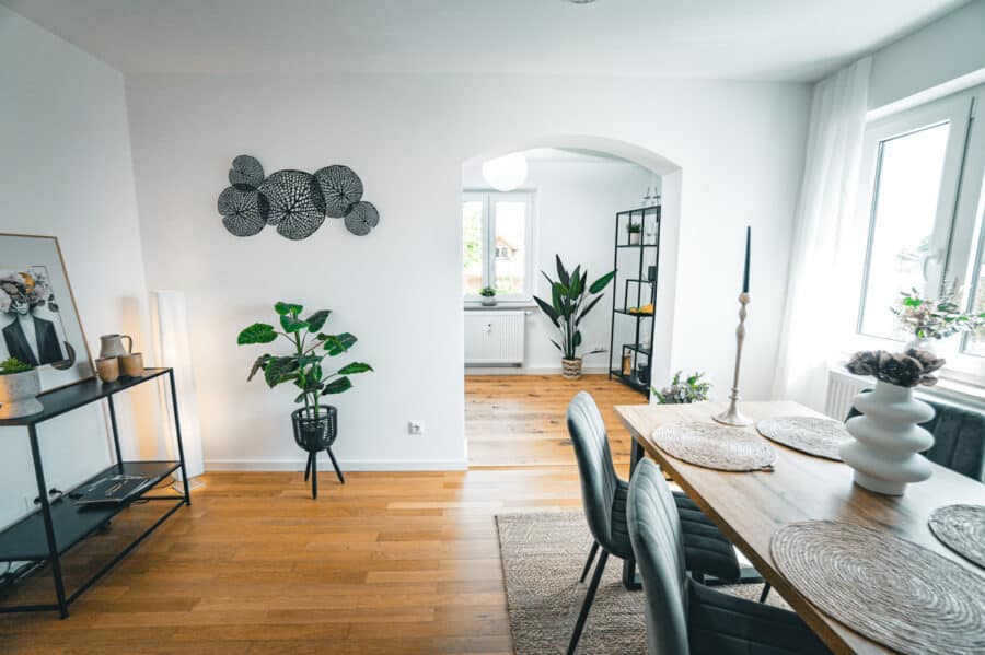 Sanierte Traumwohnung mit atemberaubenden Bergblick im wunderschönen Murnau - Lichtdurchflutet