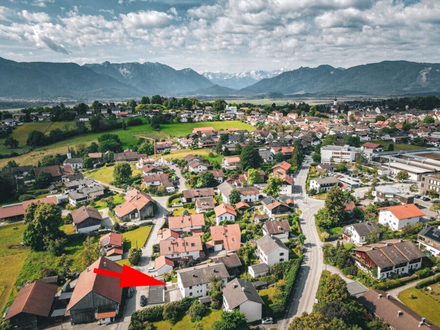 Sanierte Traumwohnung mit atemberaubenden Bergblick im wunderschönen Murnau - Lage des Hauses