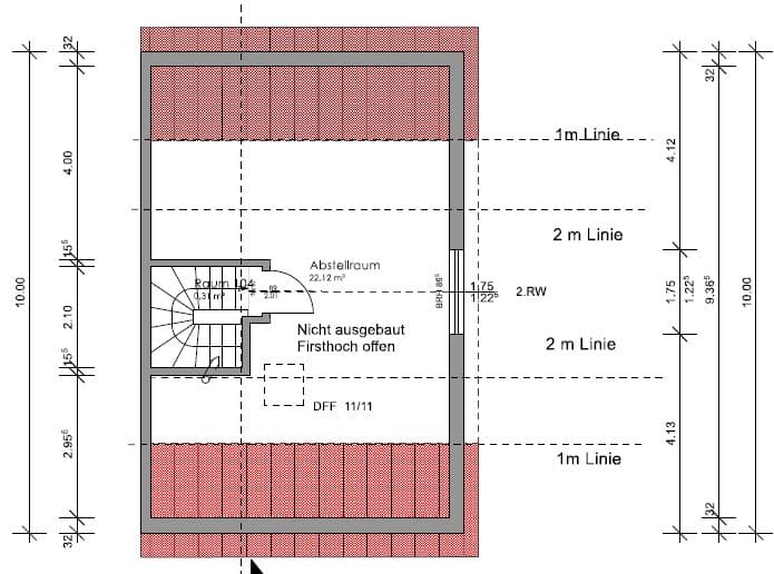 In perfekter Stadtwaldrand Lage, - Neubau einer Doppelhaushälfte - DACHGESCHOSS